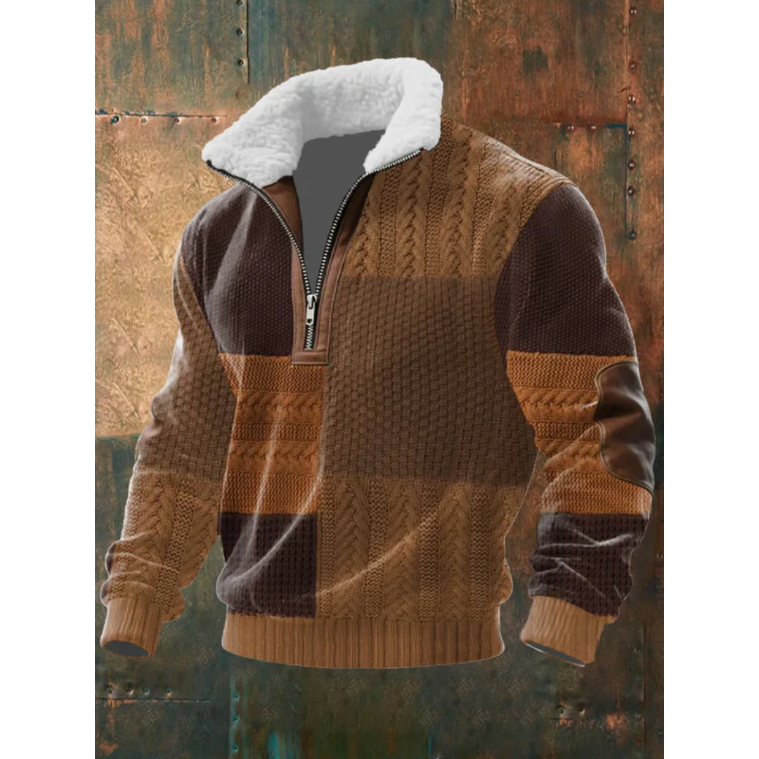 Ethan | Fleece Neck Jumper
