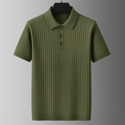 Savoni Ribbed Knit Polo