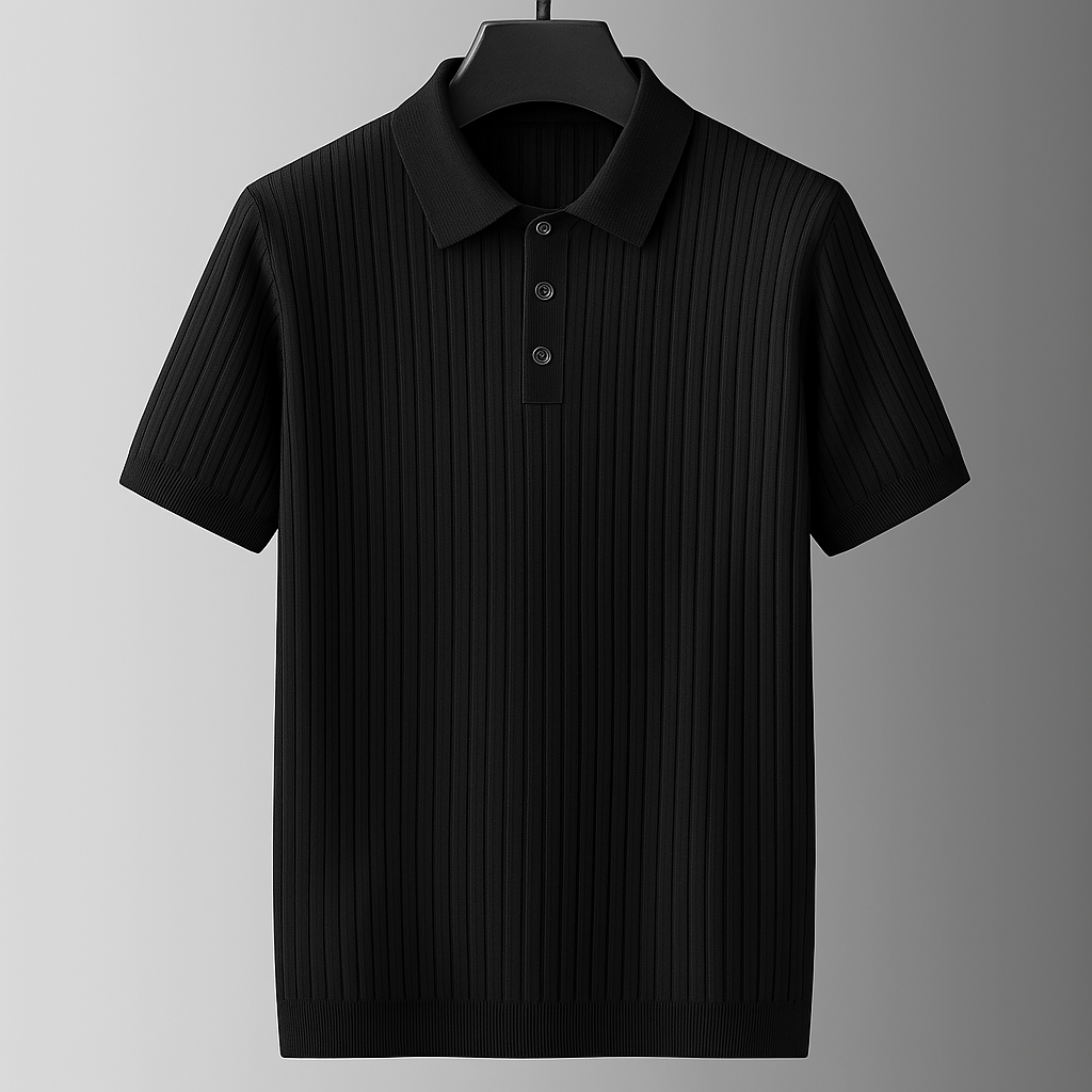 Savoni Ribbed Knit Polo