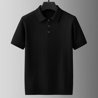 Savoni Ribbed Knit Polo