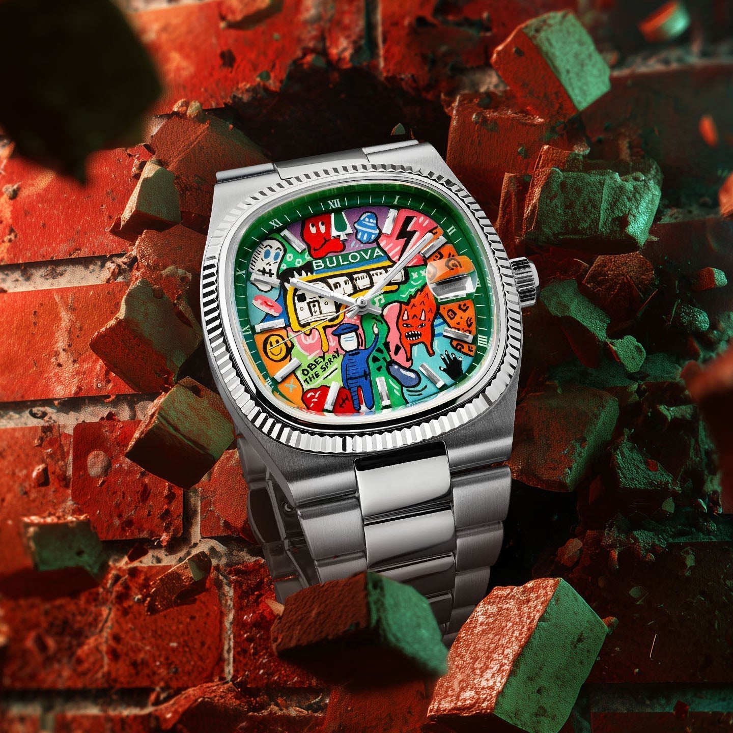 Bulova | Mural Verde