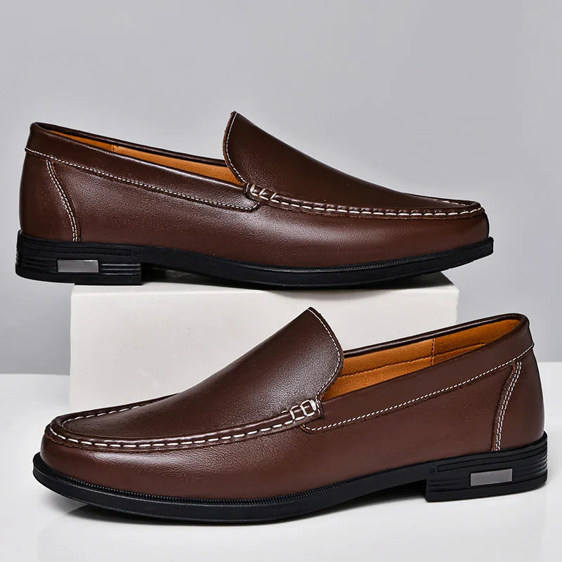 Savino Leather Loafers