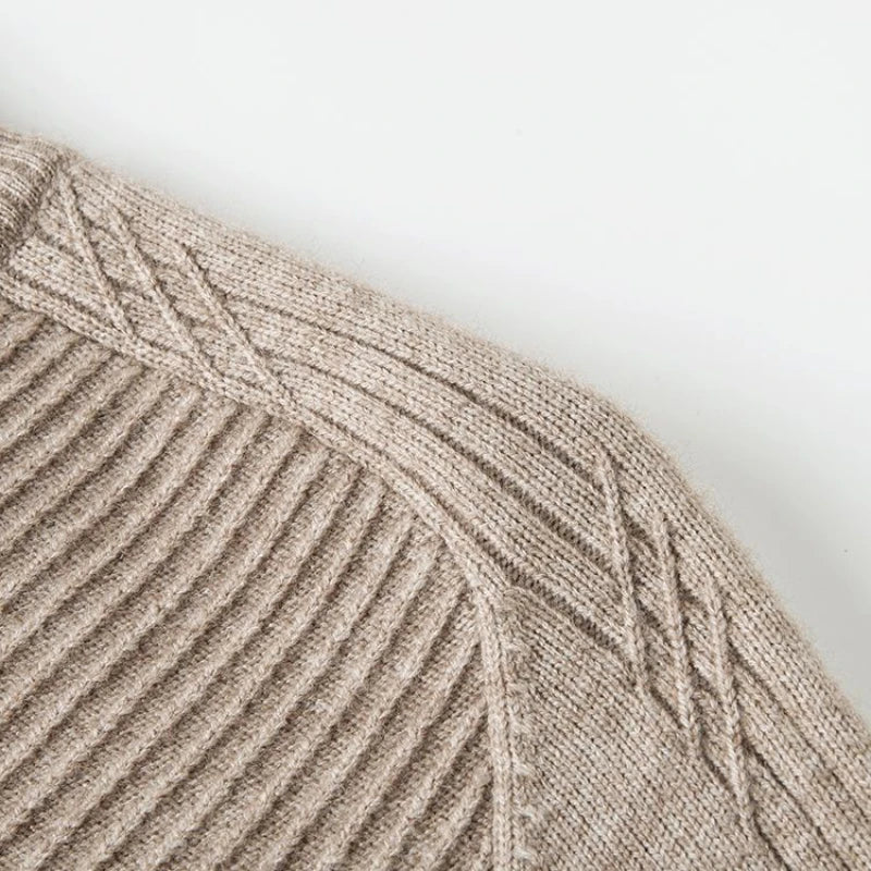 Summer Wool Half-Zip Sweater