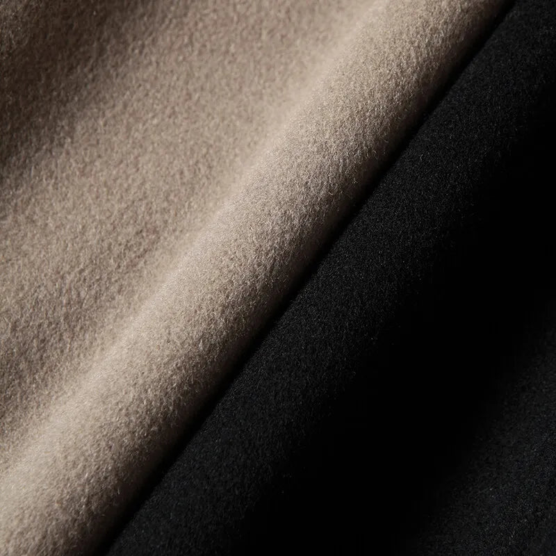 100% Wool Hooded Coat