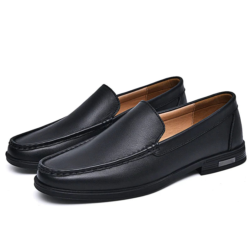 Savino Leather Loafers