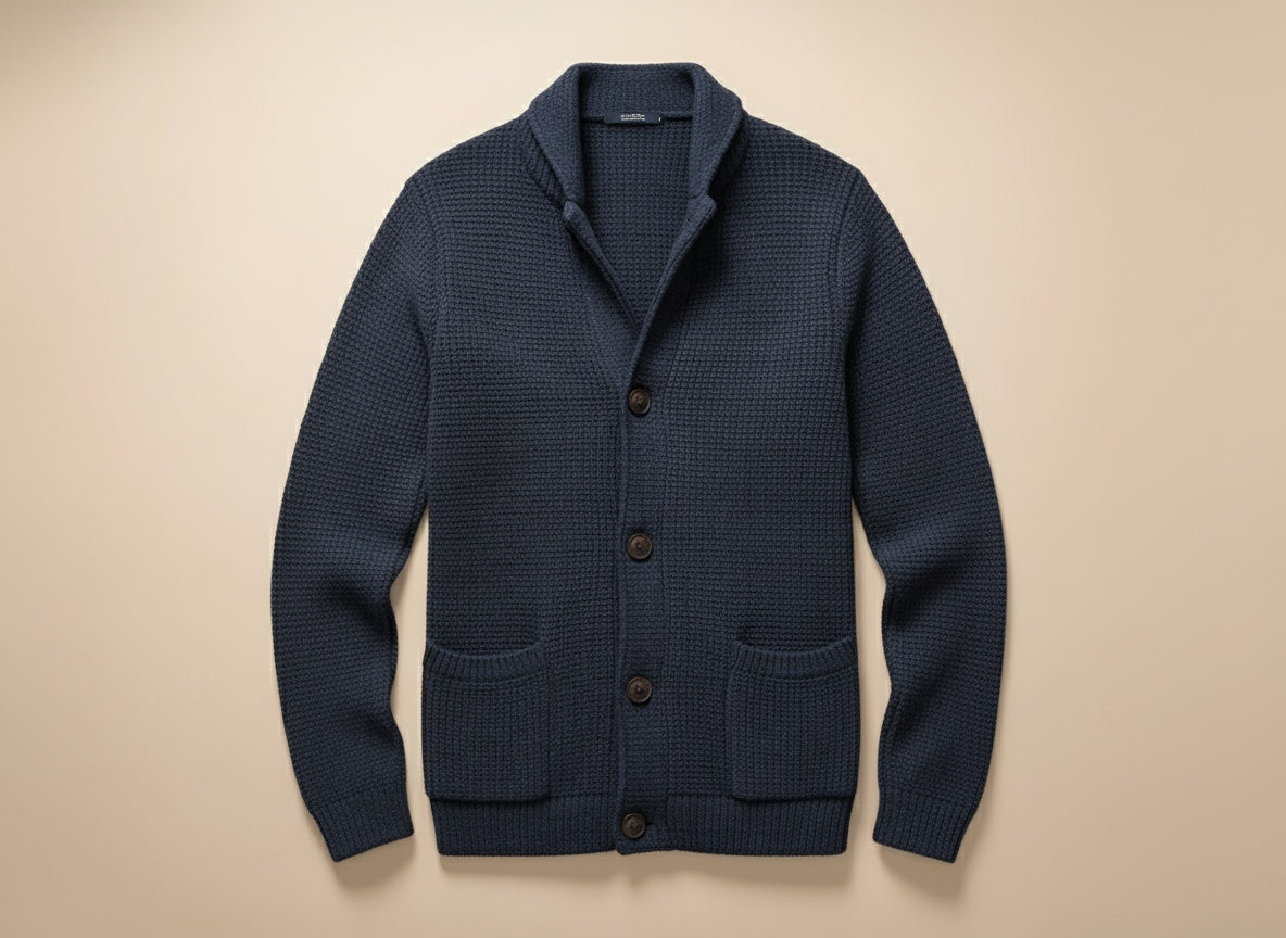 Jean – Refined Wool Knit Cardigan